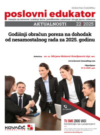 Dodatak časopisu broj 22/2025 - Godišnji obračun poreza na dohodak od nesamostalnog rada za 2025. godinu
